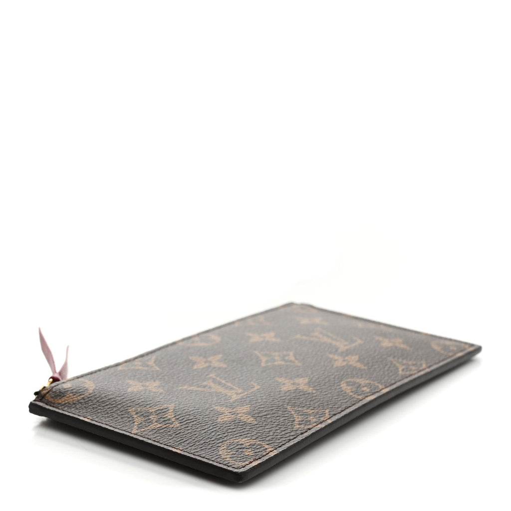 Monogram Felicie Chain Wallet Zippered Insert Fuchsia