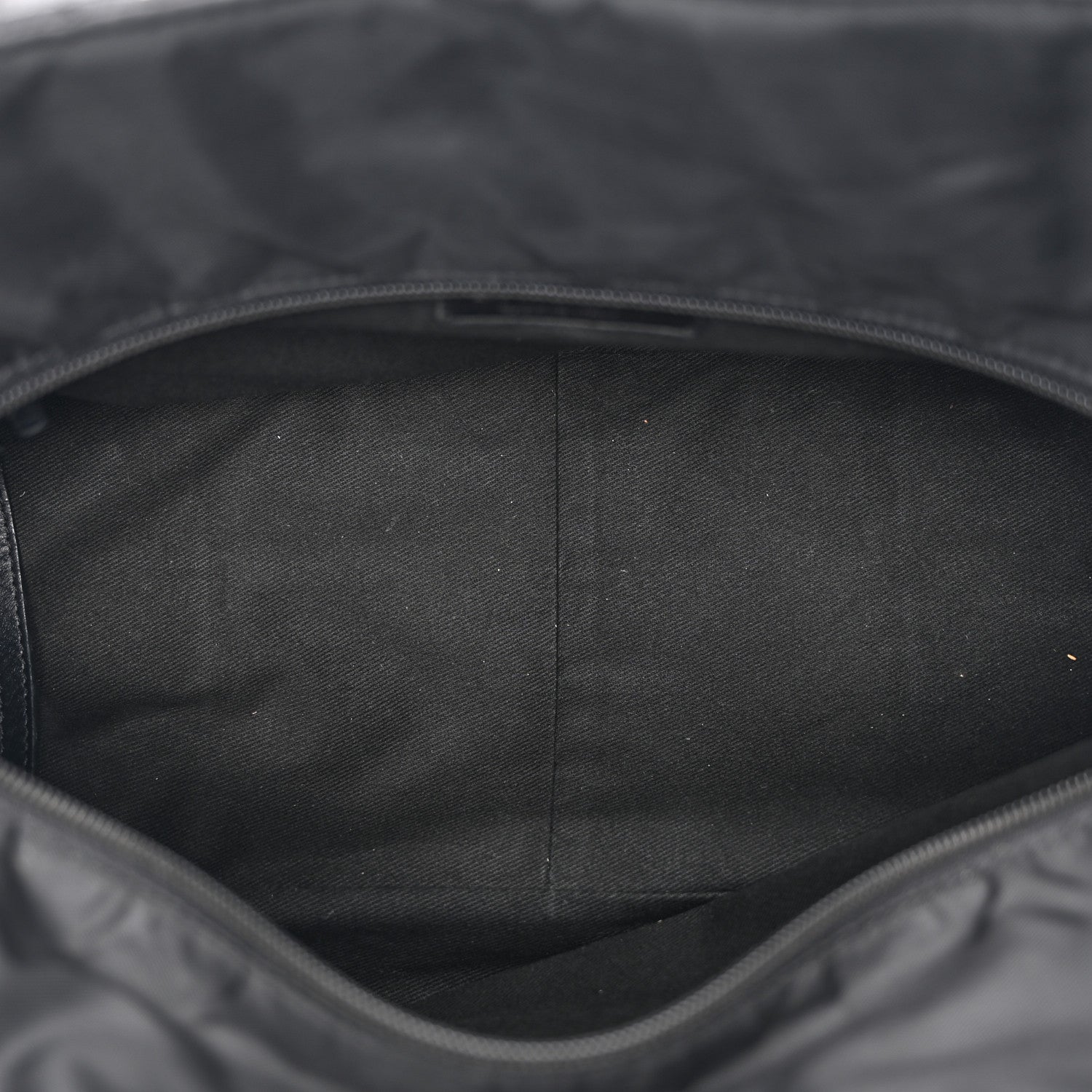 Nylon Calfskin Quilted CC Paris New York Tote Bag Black