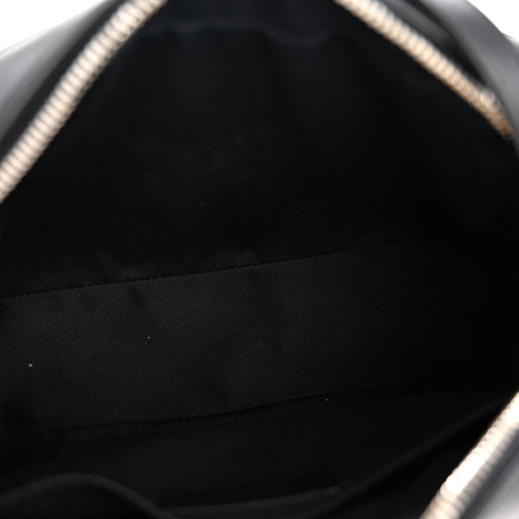 Calfskin Matelasse Monogram Lou Camera Bag Black