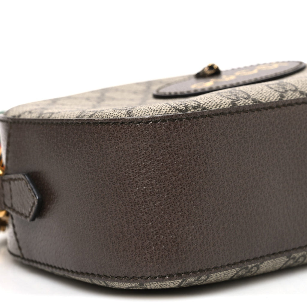 GG Supreme Monogram Web Neo Vintage Shoulder Bag Beige New Acero Crop