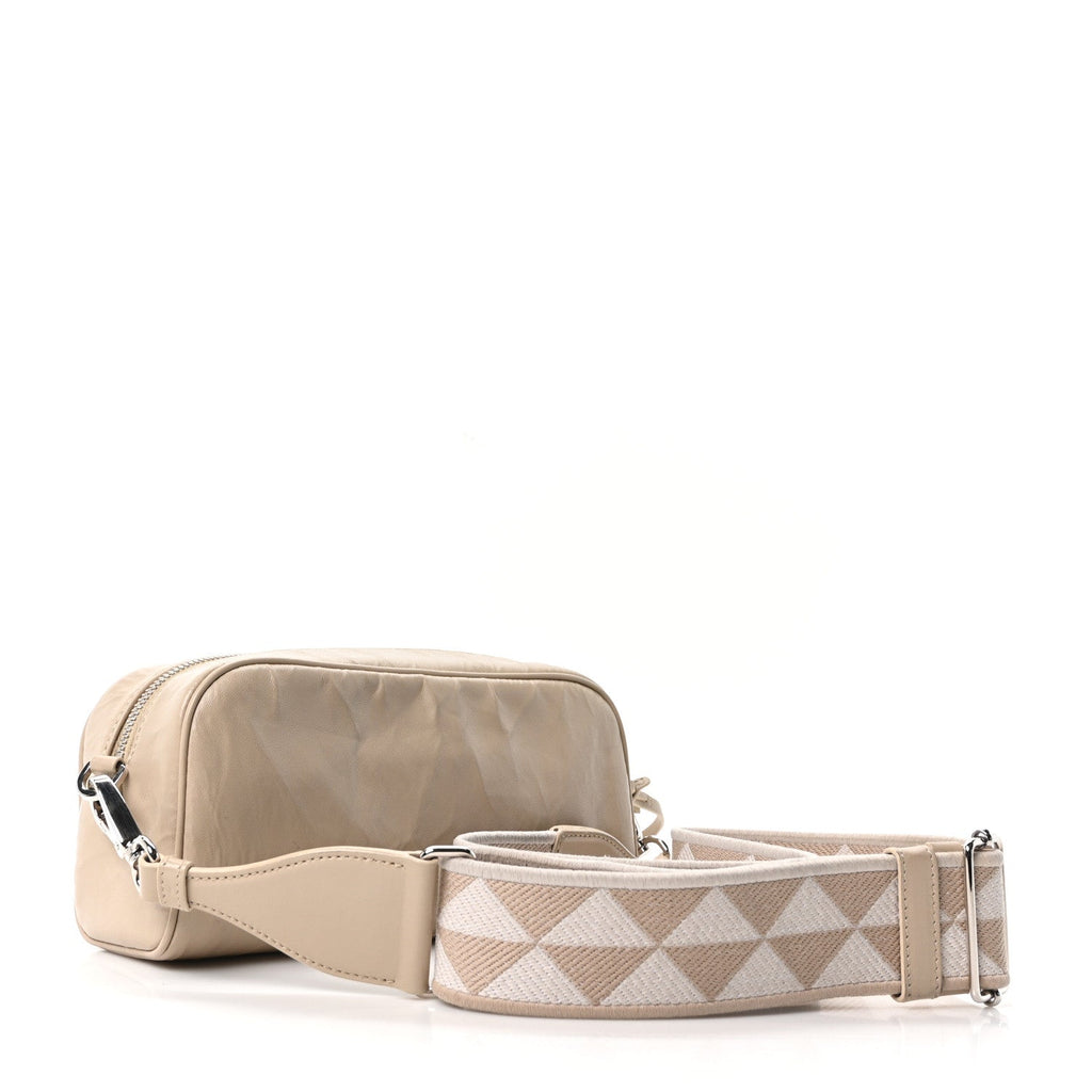 Nappa Antique Multi-Pocket Shoulder Bag Deserto