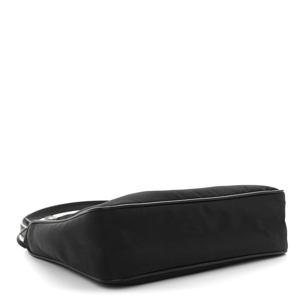 Tessuto Nylon Saffiano Mini Re-Edition 2005 Bag Black