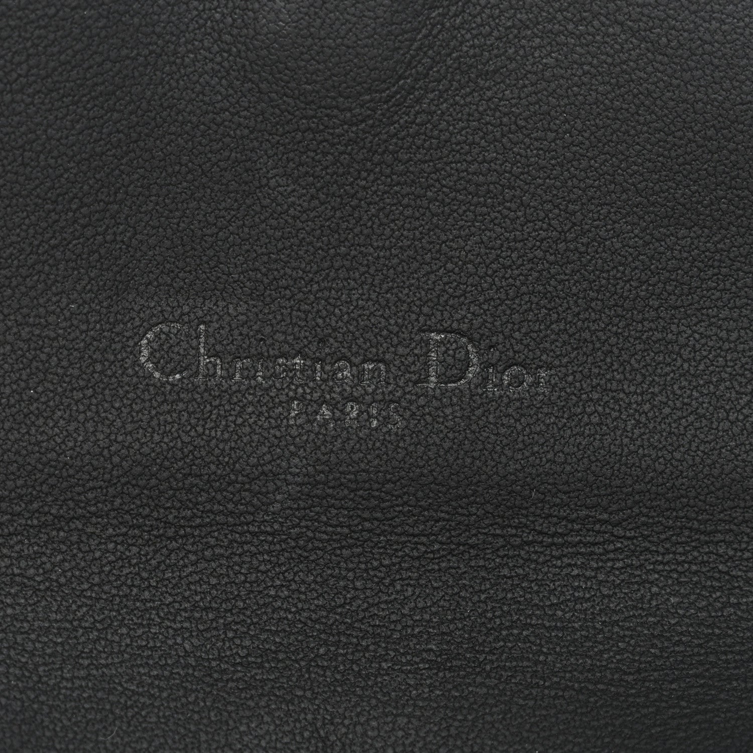 Ultra Matte Calfskin Saddle Chain Wallet Pouch Black