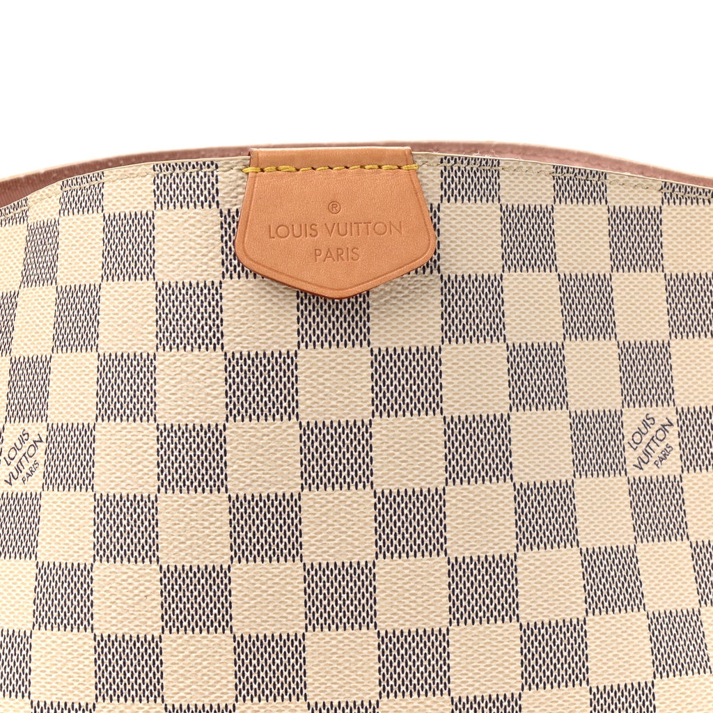 Damier Azur Graceful PM Rose Ballerine