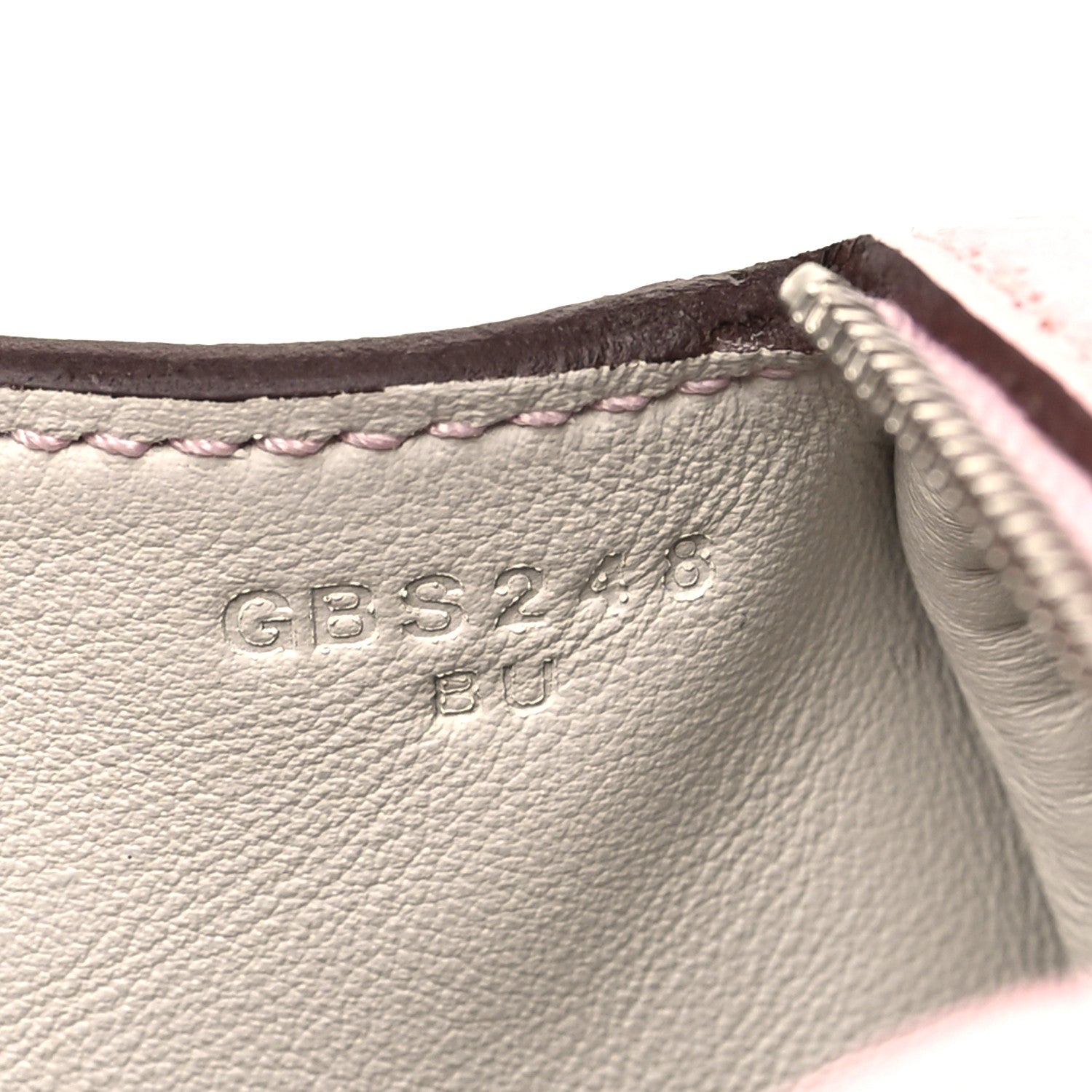 Taurillon Clemence Verso Mini Lindy 20 Rose Sakura Gris Perle