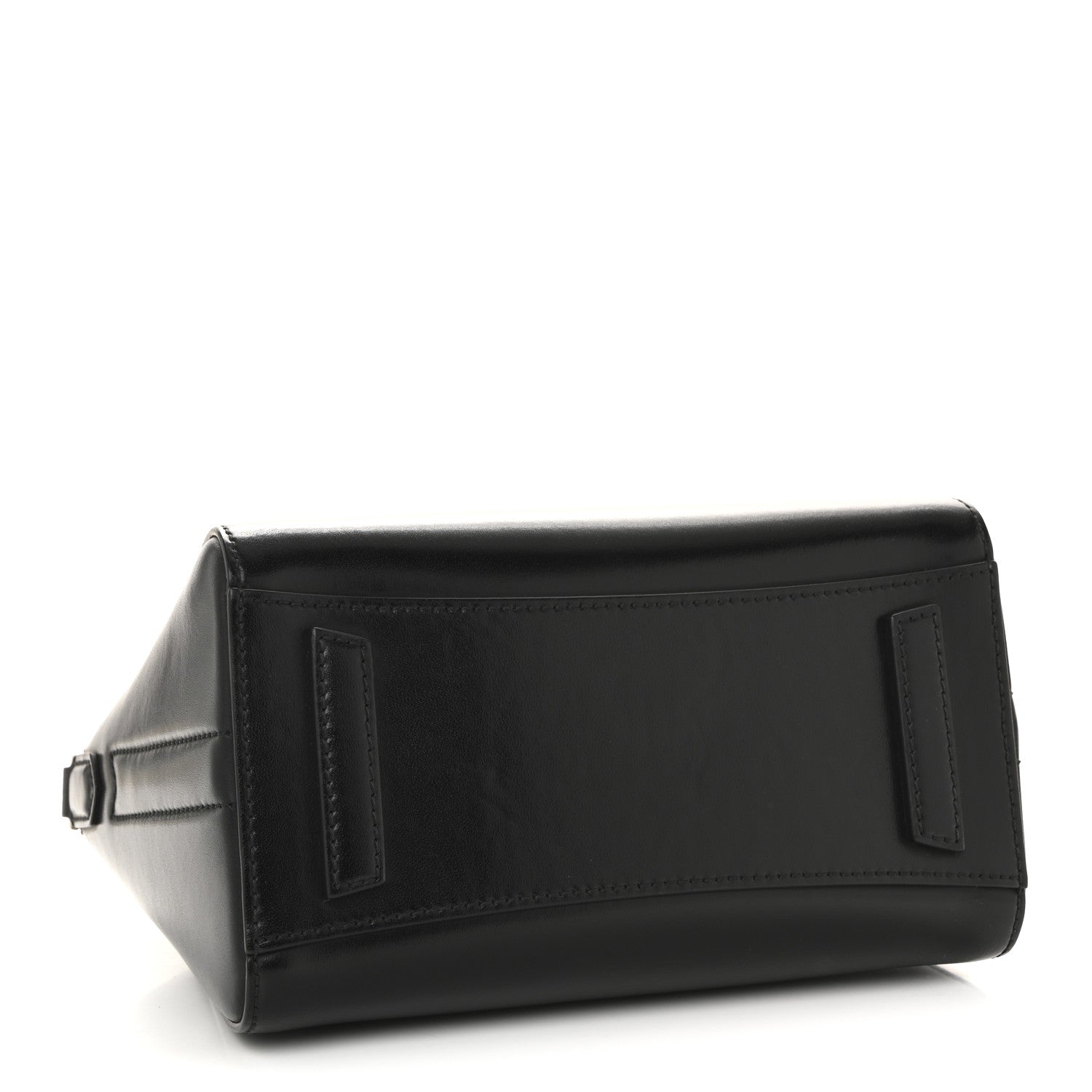 Shiny Lord Calfskin Mini Antigona Black
