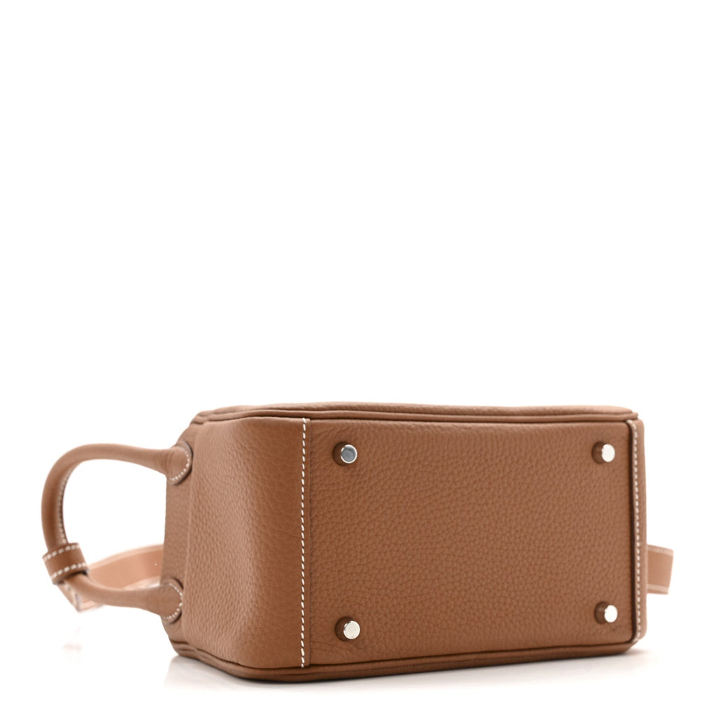 Taurillon Clemence Mini Lindy 20 Gold