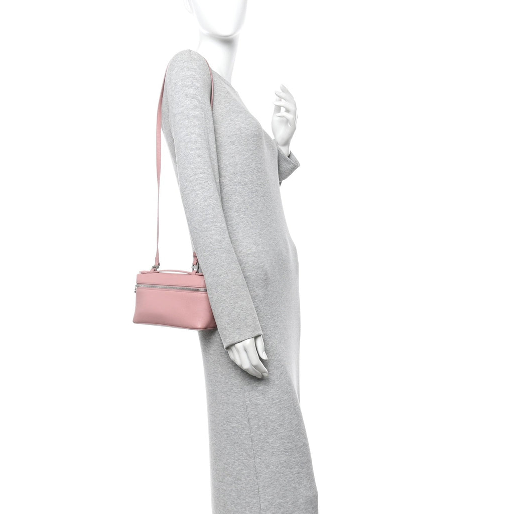 Grained Calfskin L19 Extra Pocket Pouch Rosa