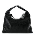 Calfskin Intrecciato Large Hop Black