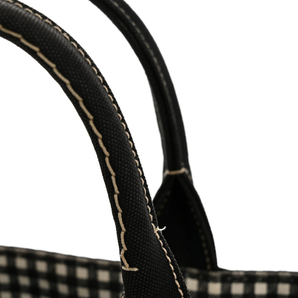 Canapa Small Logo Tote Black Talco