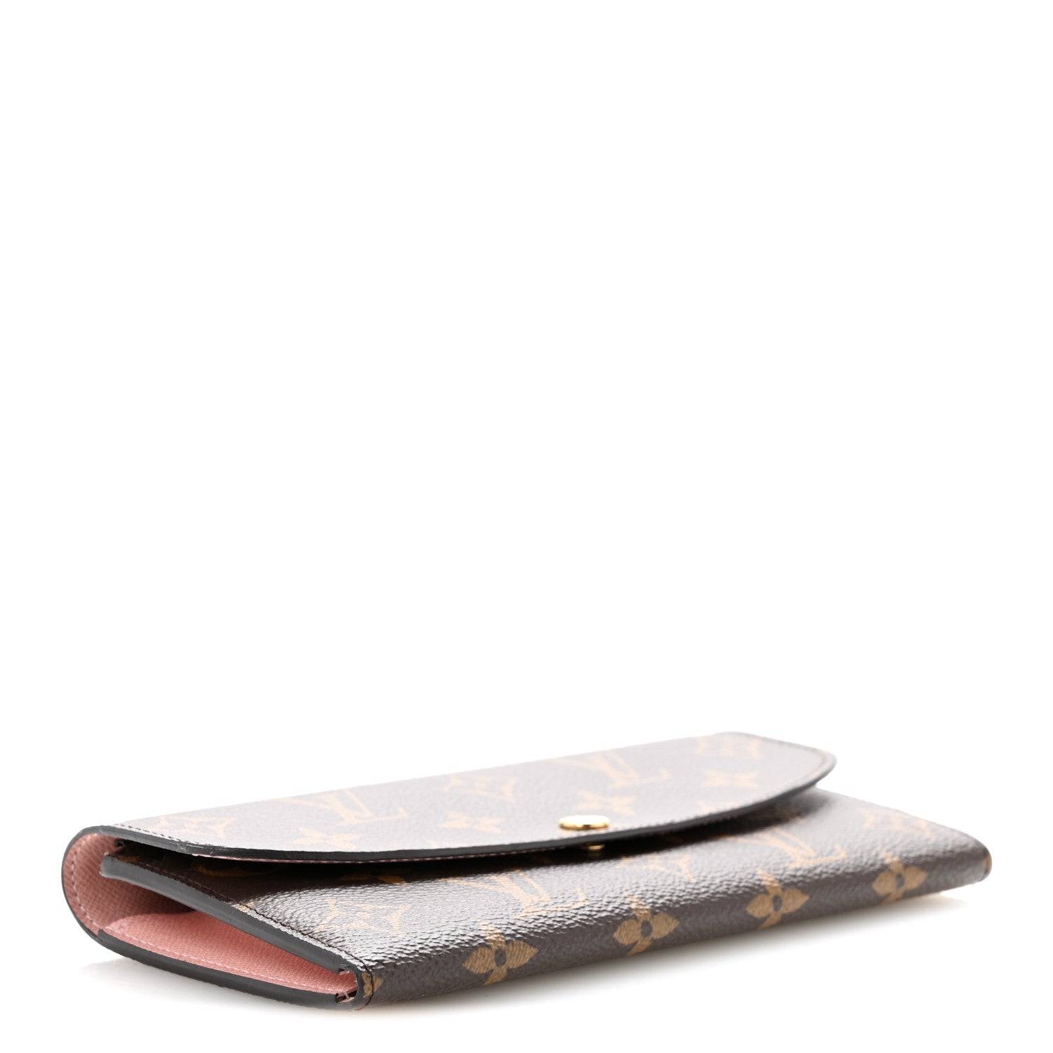 Monogram Emilie Wallet Rose Ballerine