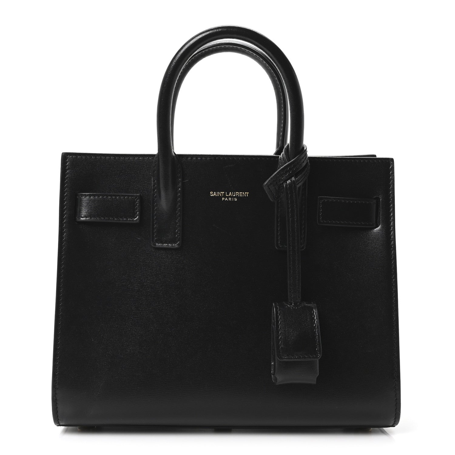 Calfskin Nano Sac De Jour Black