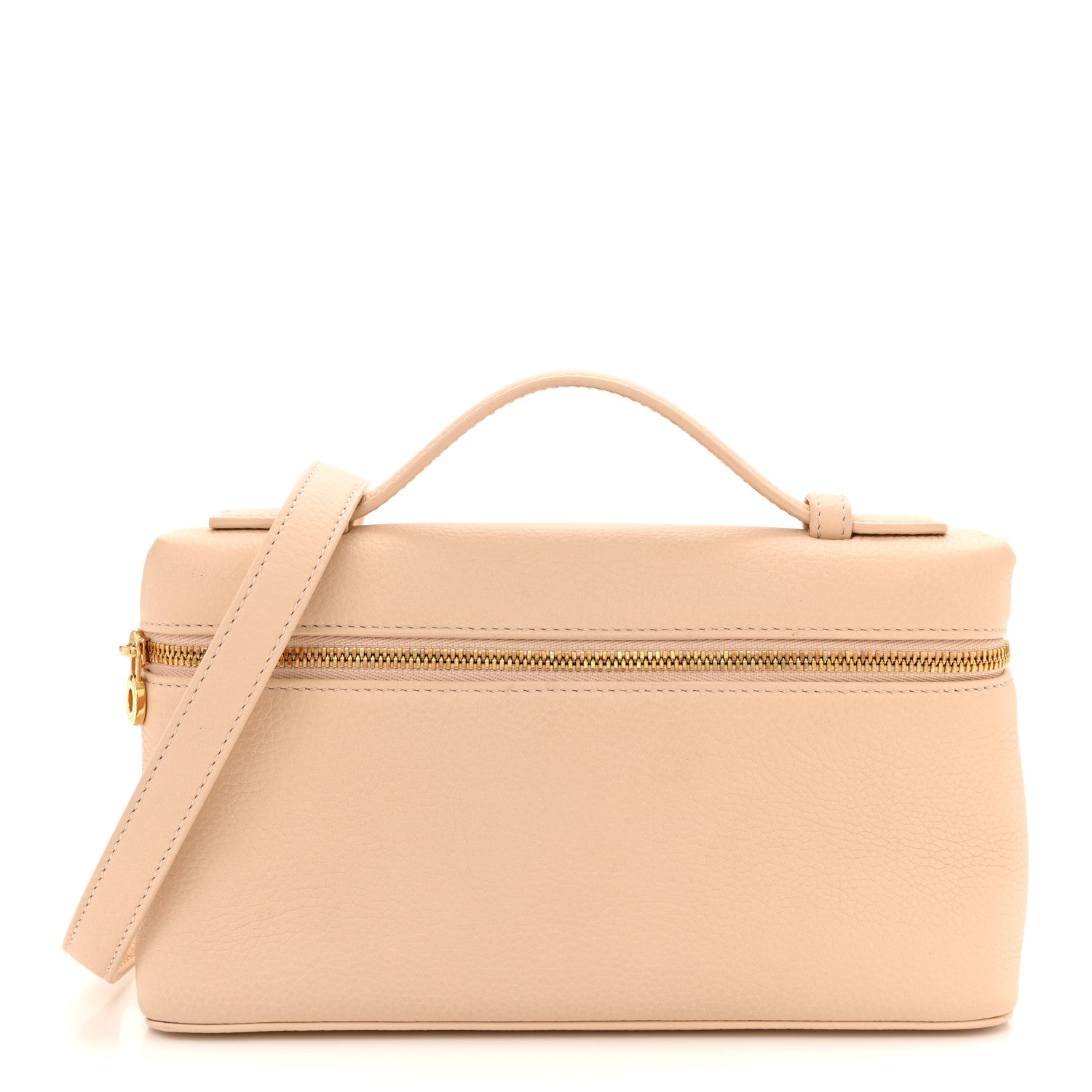Grained Calfskin L19 Extra Pocket Pouch Creamed Honey