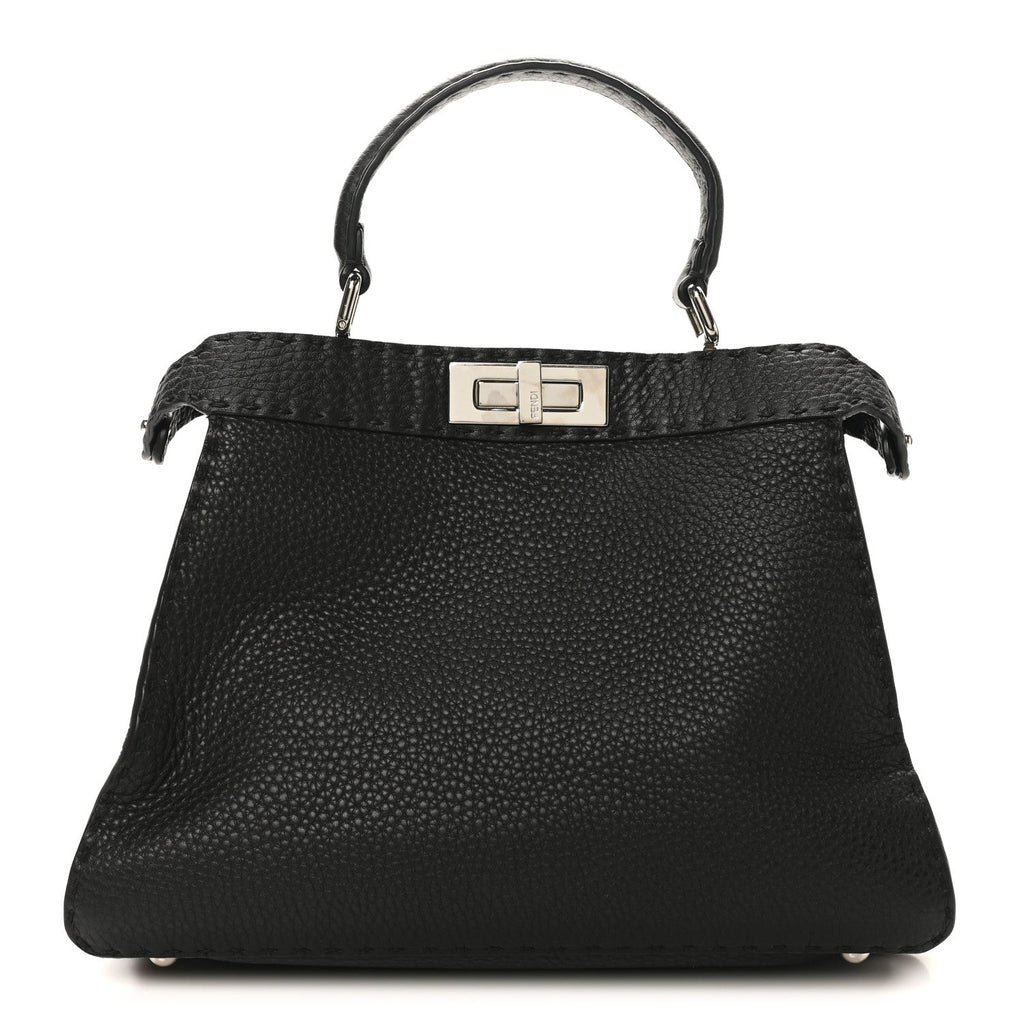 Cuoio Romano Selleria Chamois Medium Peekaboo I SEE U Satchel Black Camel Sunflower