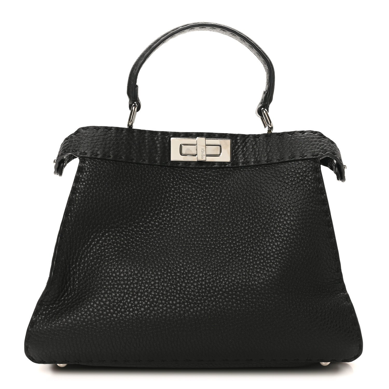 Cuoio Romano Selleria Chamois Medium Peekaboo I SEE U Satchel Black Camel Sunflower
