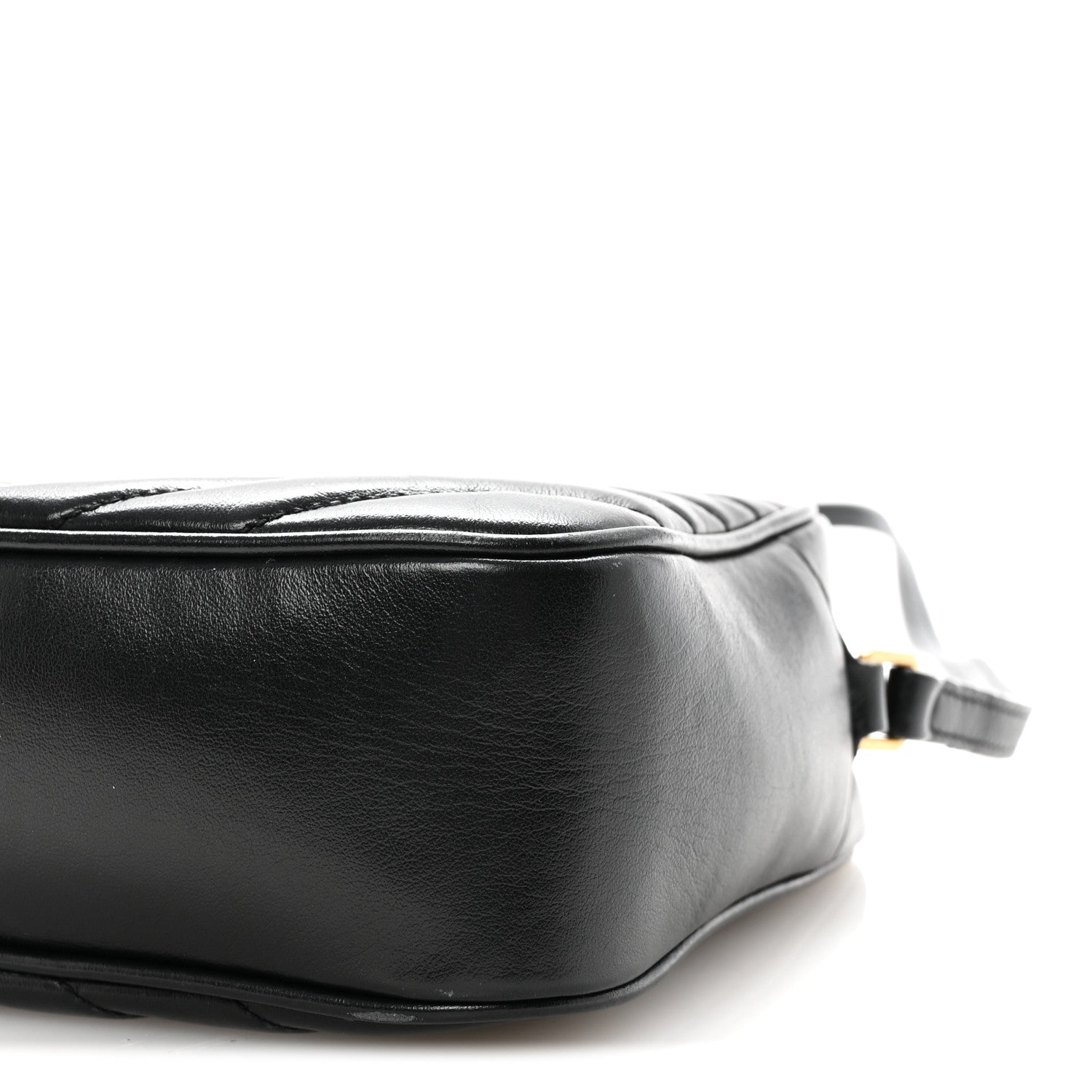 Calfskin Matelasse Monogram Lou Camera Bag Black