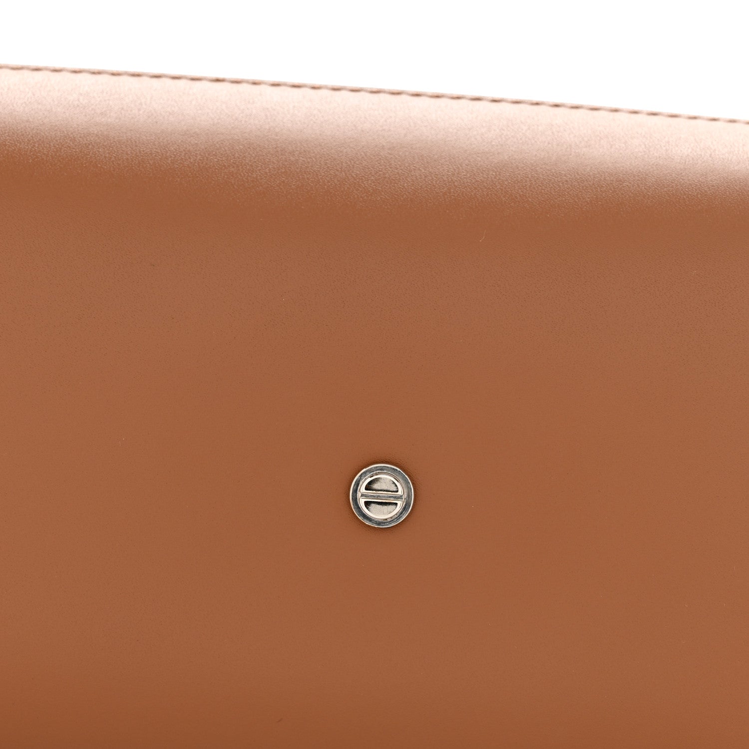 Smooth Calfskin Small Horizon Satchel Caramel
