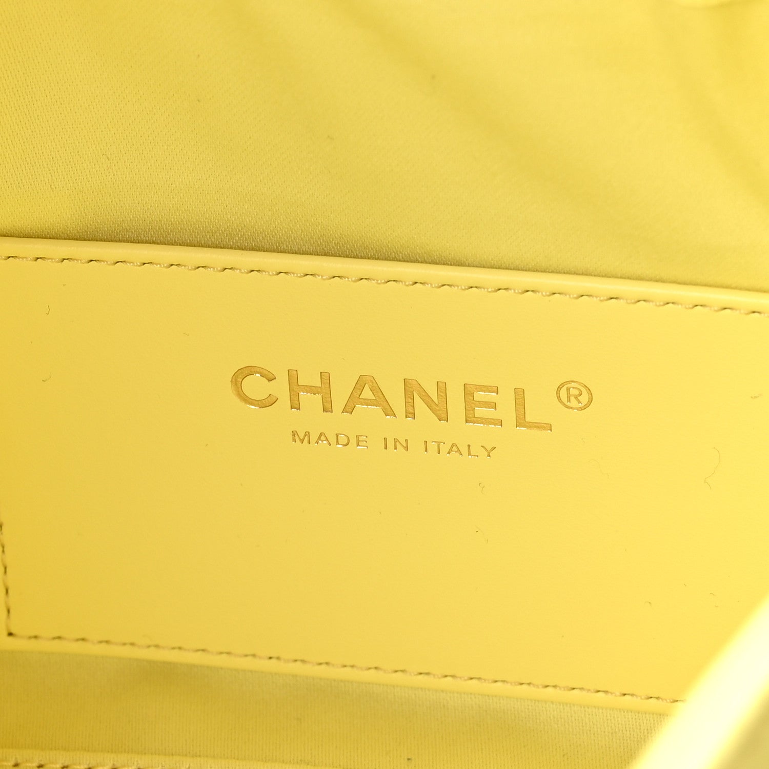 Caviar Quilted Mini Chanel 25 Handbag Light Yellow