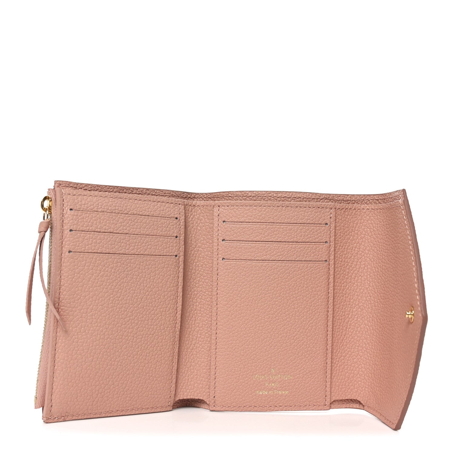 Empreinte Monogram Giant Victorine Wallet Rose Trianon Creme