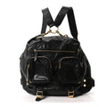 Calfskin Medium Darwin Convertible Backpack Black