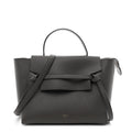 Grained Calfskin Mini Belt Bag Grey