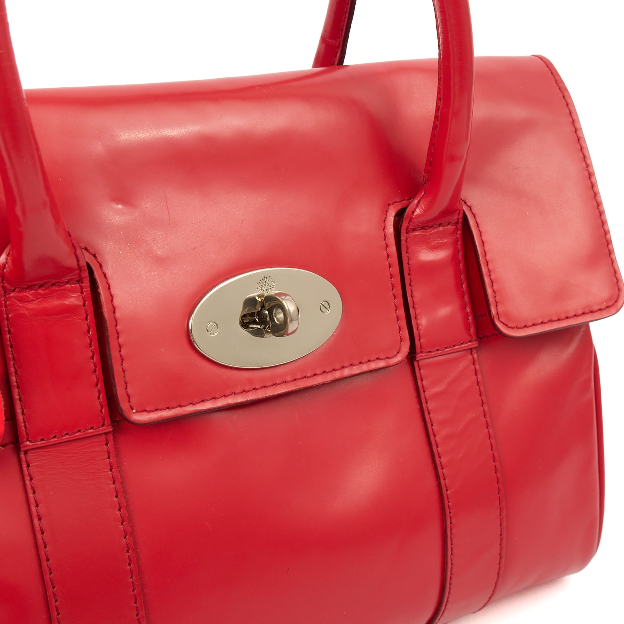 Mulberry Tote Bayswater Heritage in Red, Leather