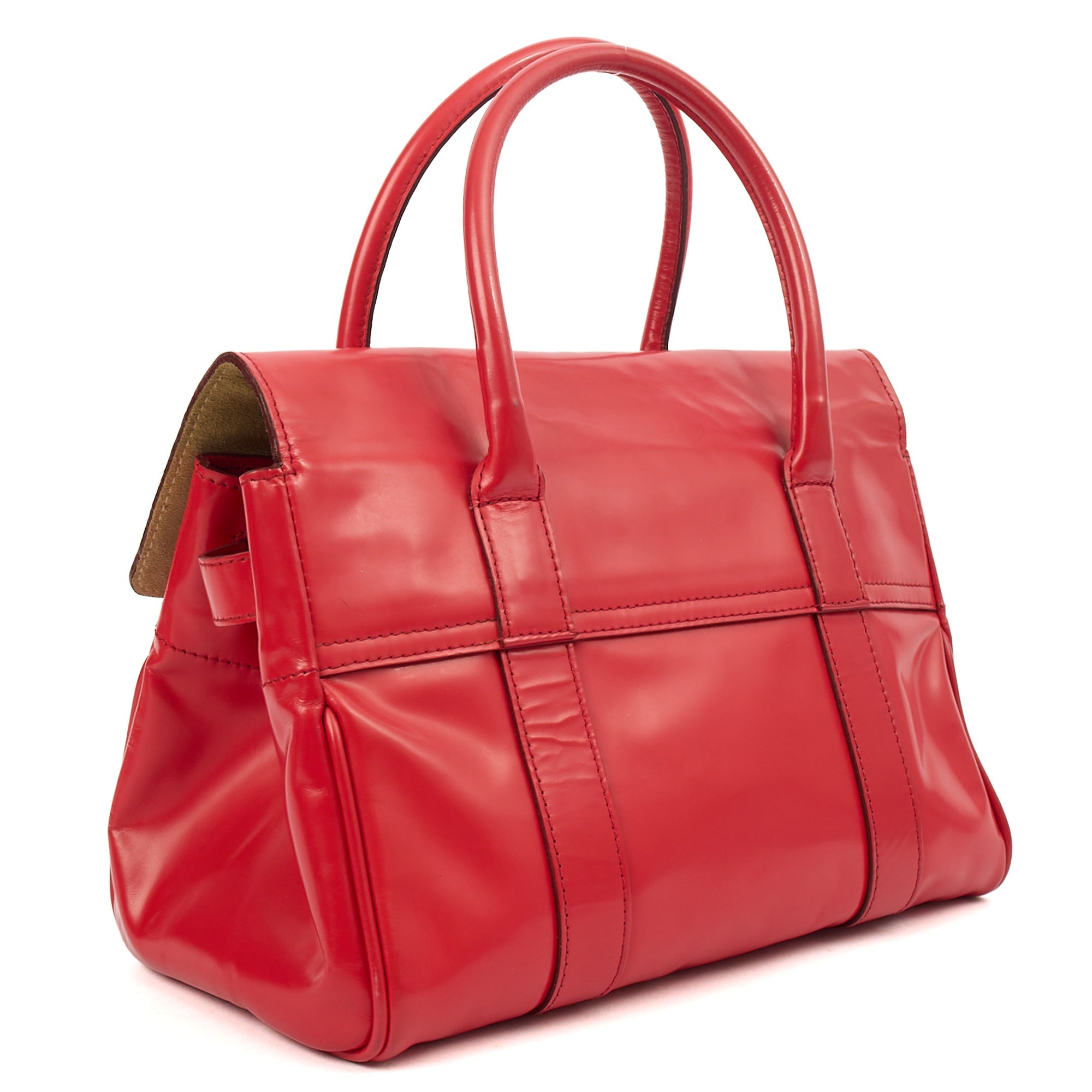 Mulberry Tote Bayswater Heritage in Red, Leather