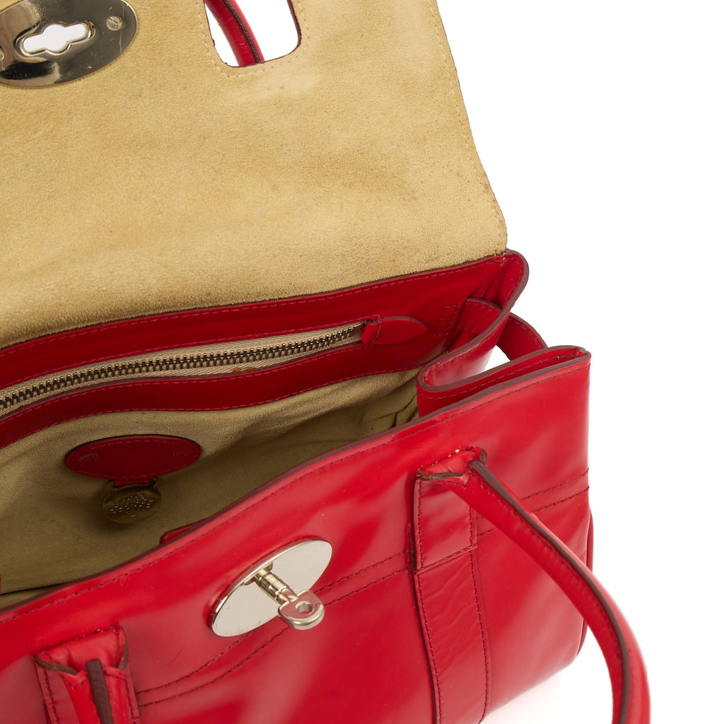 Mulberry Tote Bayswater Heritage in Red, Leather