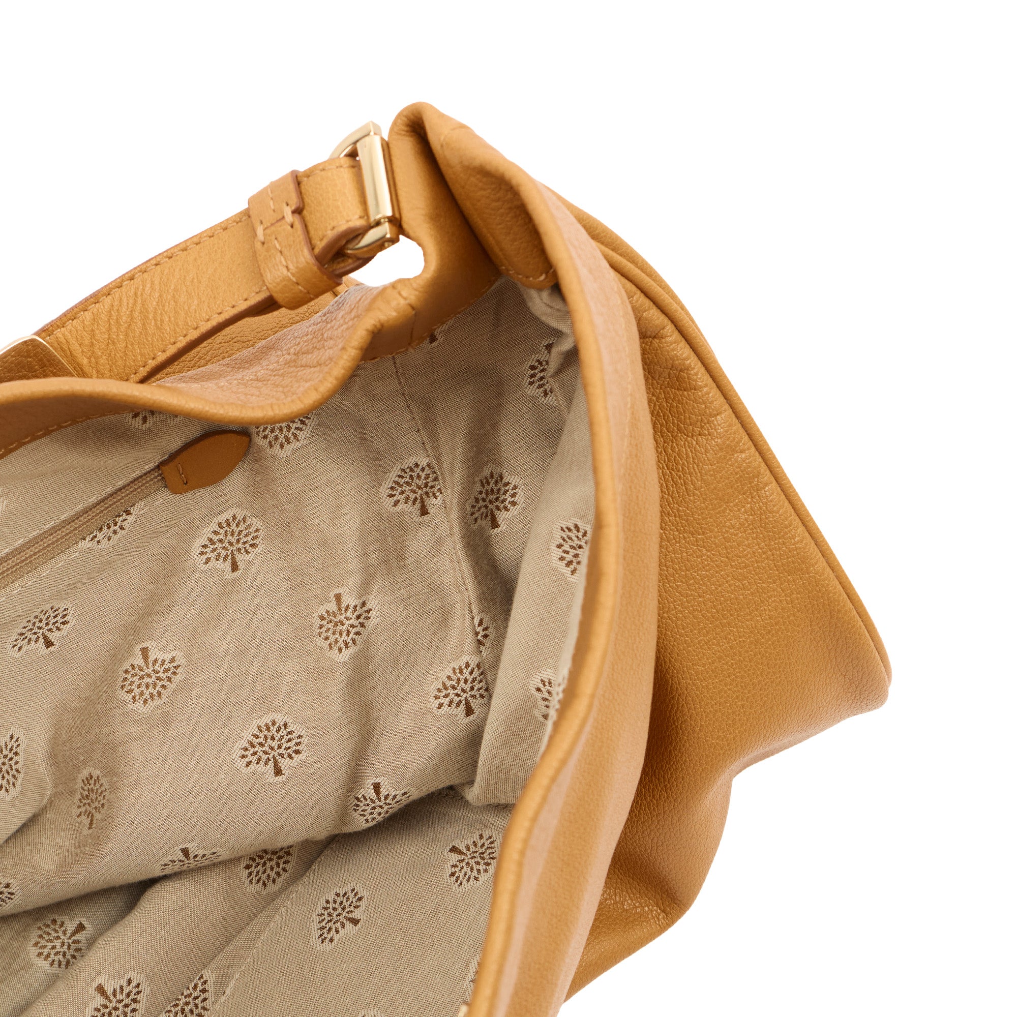 Mulberry Tote Evelina Hobo in Deer Brown, Calfskin Leather