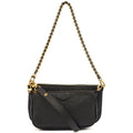 Louis Vuitton Cross Body Multi Pochette Accessoires in Black, Empreinte Leather