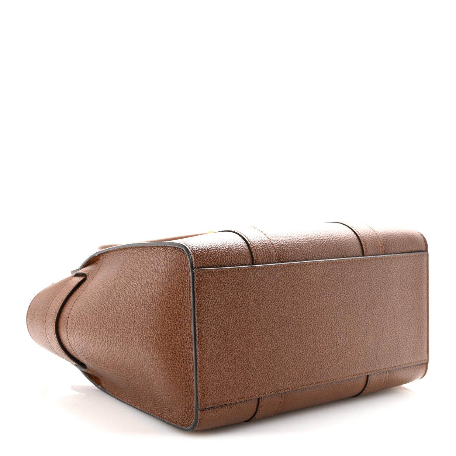 Grain Vegetable Tanned Calfskin Small Zipped Bayswater Oak