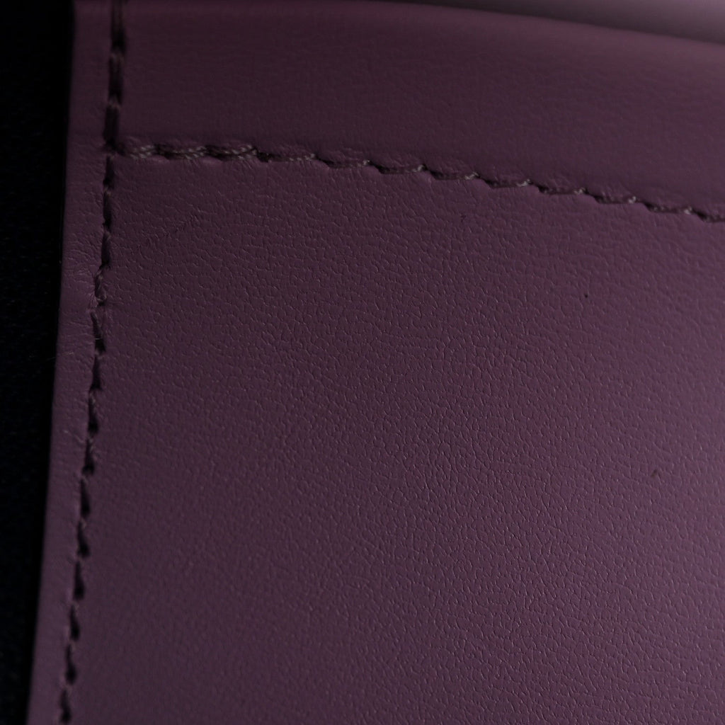 Lambskin Embossed Monogram Pochette Coussin Parme