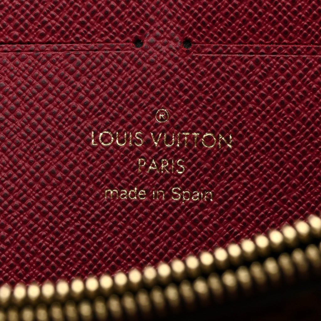Monogram Clemence Wallet Fuchsia