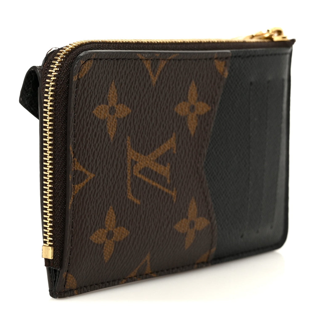 Monogram Recto Verso  Holder Black