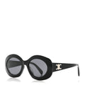 Oversized Round Sunglasses CL40292U Black