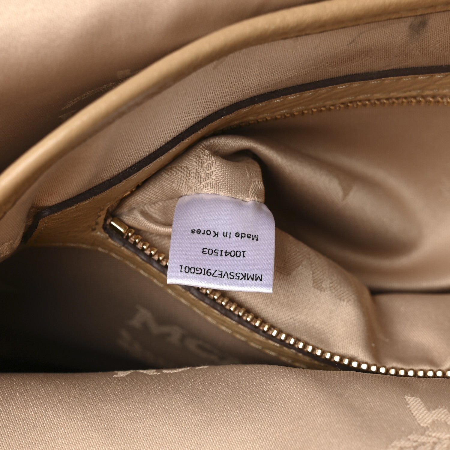 Visetos Studded Medium Dual Stark Backpack Beige