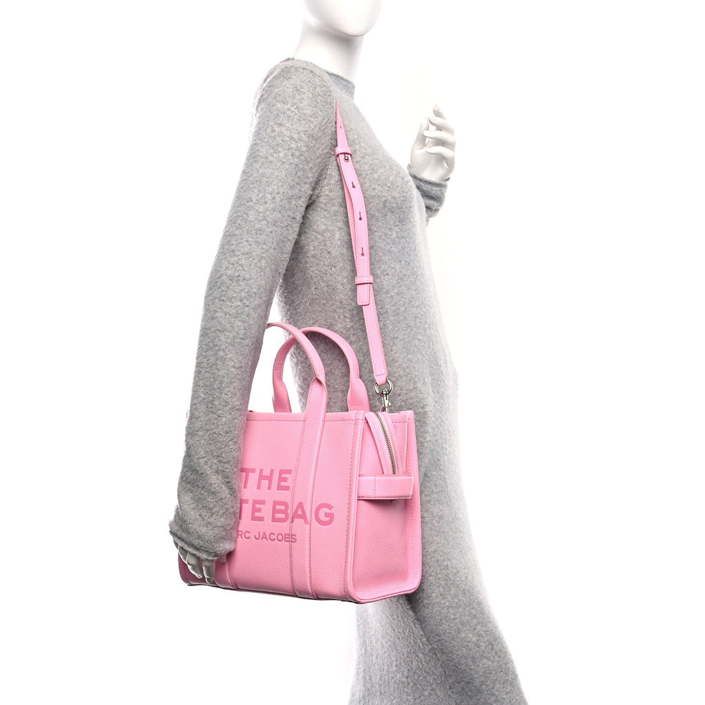 Grained Calfskin Medium The Tote Bag Fluro Candy Pink