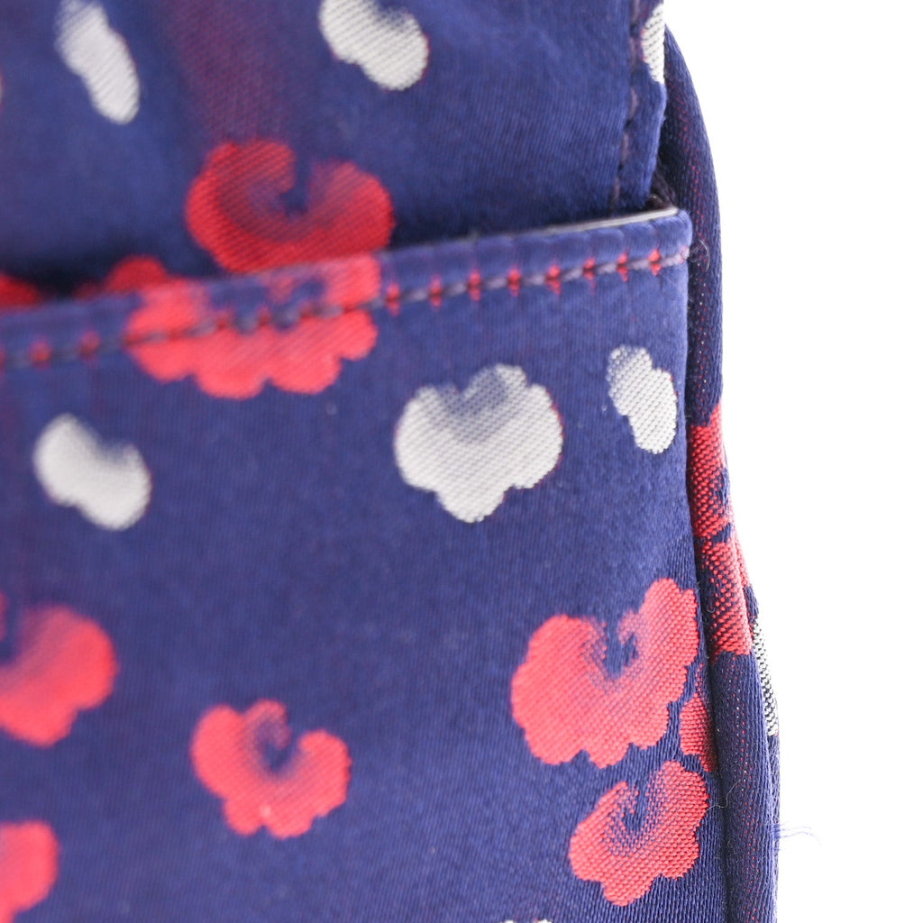 Tessuto Nylon Lurex Embroidered Flap Viola