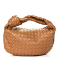 Nappa Intrecciato Teen Jodie Hobo Caramel
