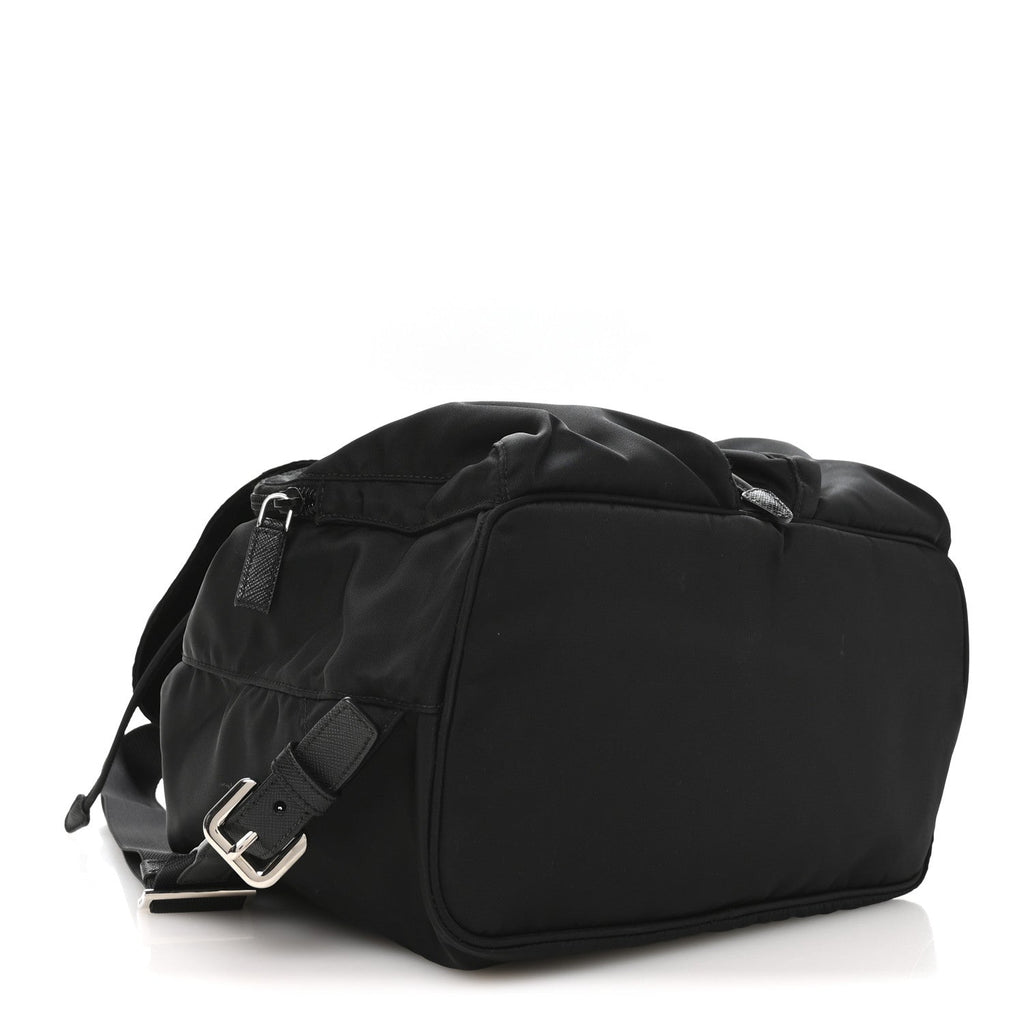 Nylon Vela Medium Backpack Black
