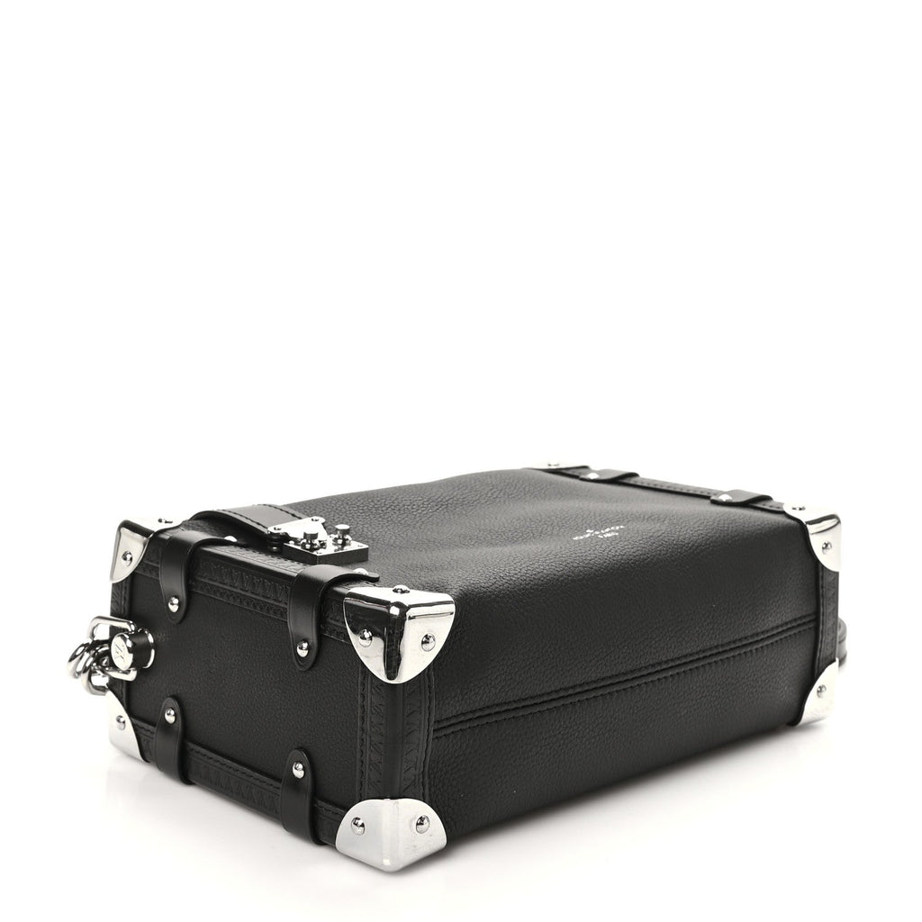 Calfskin Side Trunk MM Black