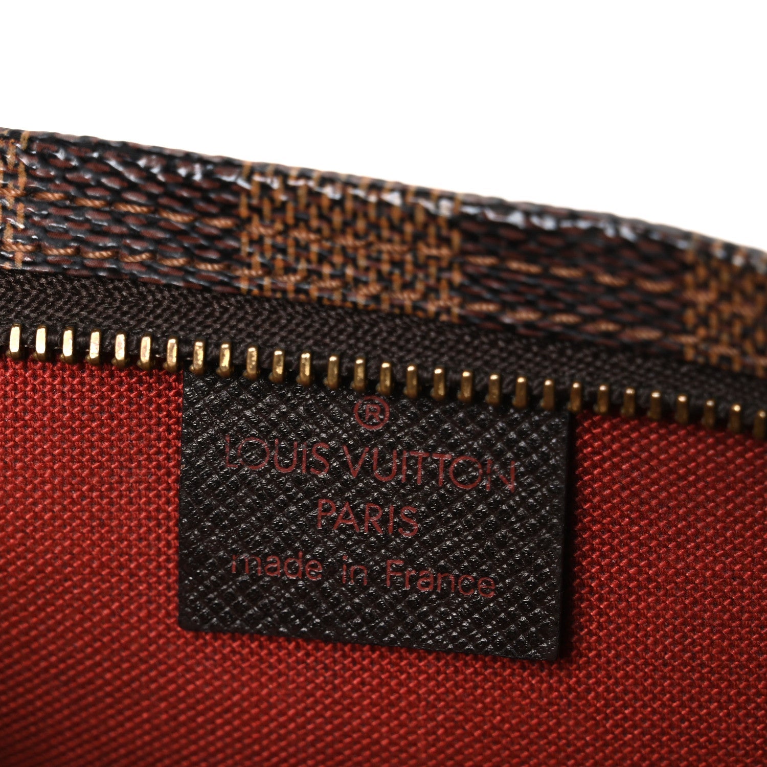 Damier Ebene Trousse Make Up Bag Pochette