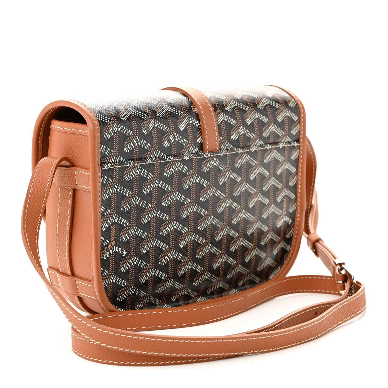 Goyardine Belvedere II PM Messenger Bag Black Gold