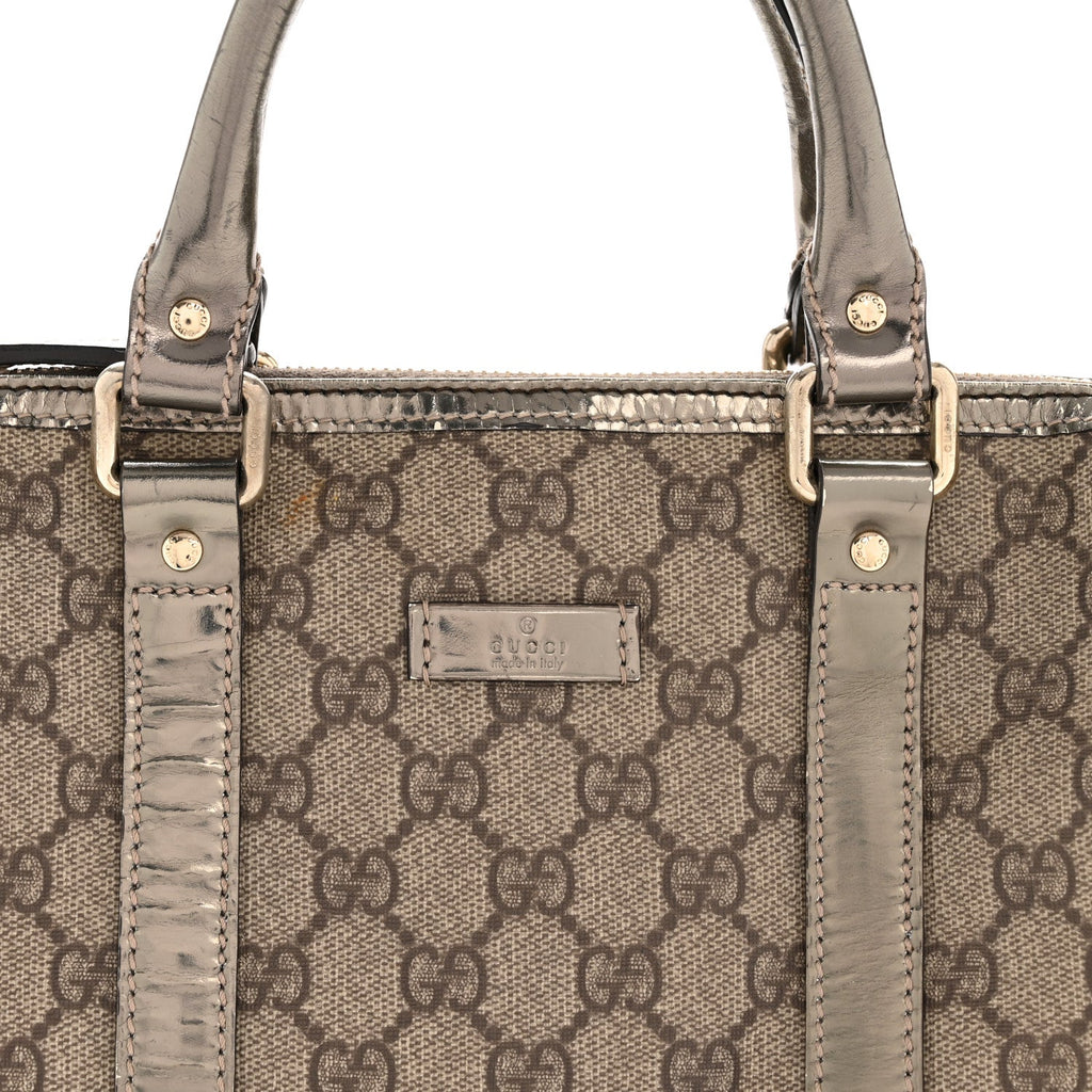 GG Plus Monogram Small Joy Boston Metallic