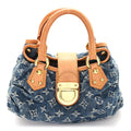 Monogram Denim Pleaty Blue