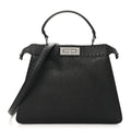 Cuoio Romano Selleria Chamois Medium Peekaboo I SEE U Satchel Black Camel Sunflower