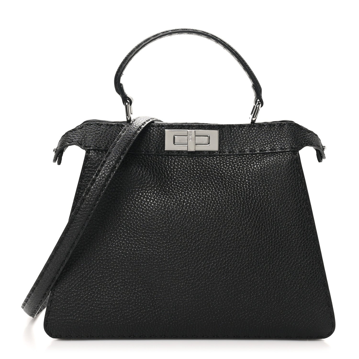 Cuoio Romano Selleria Chamois Medium Peekaboo I SEE U Satchel Black Camel Sunflower