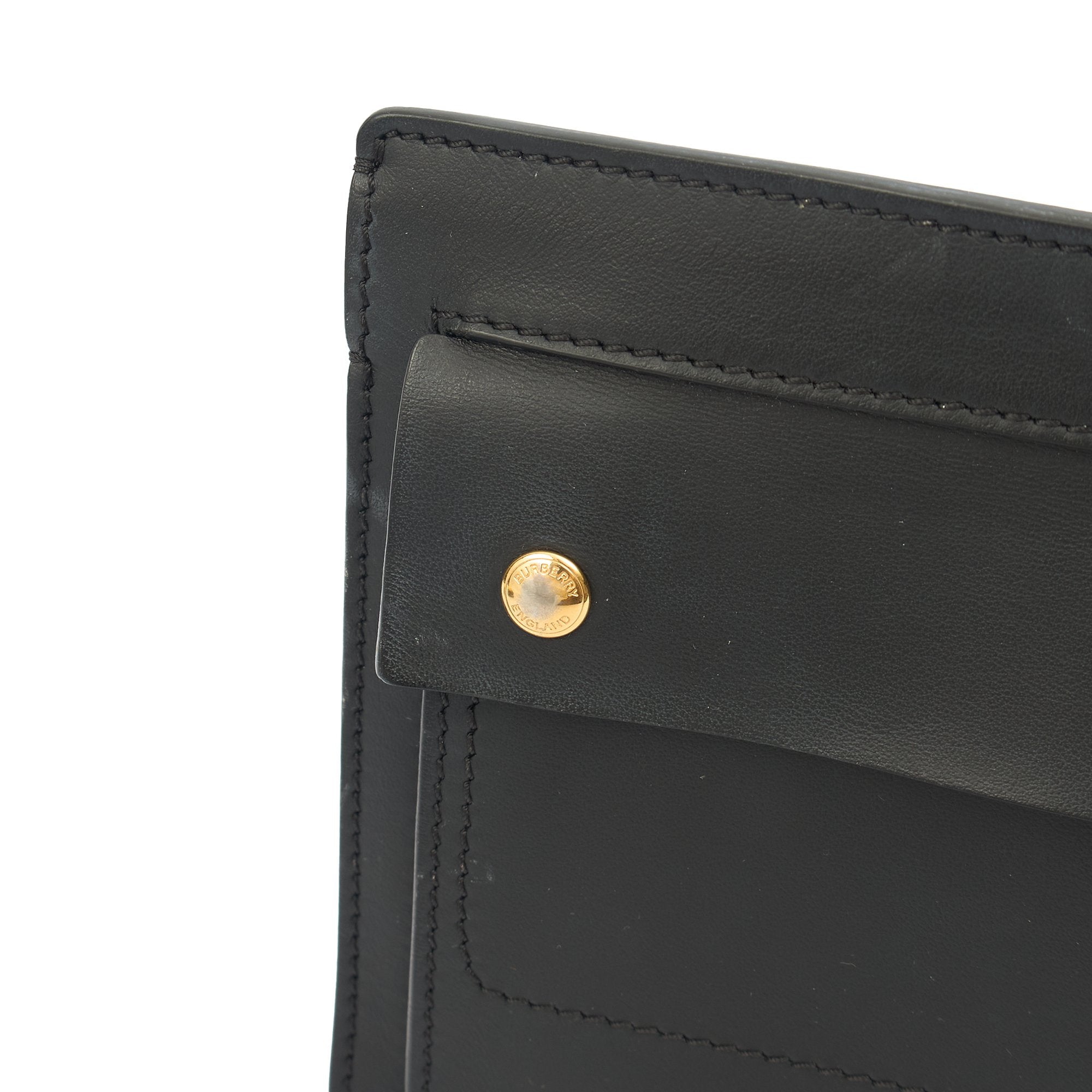 Burberry Cross Body Belt Bag  in Black, Leather