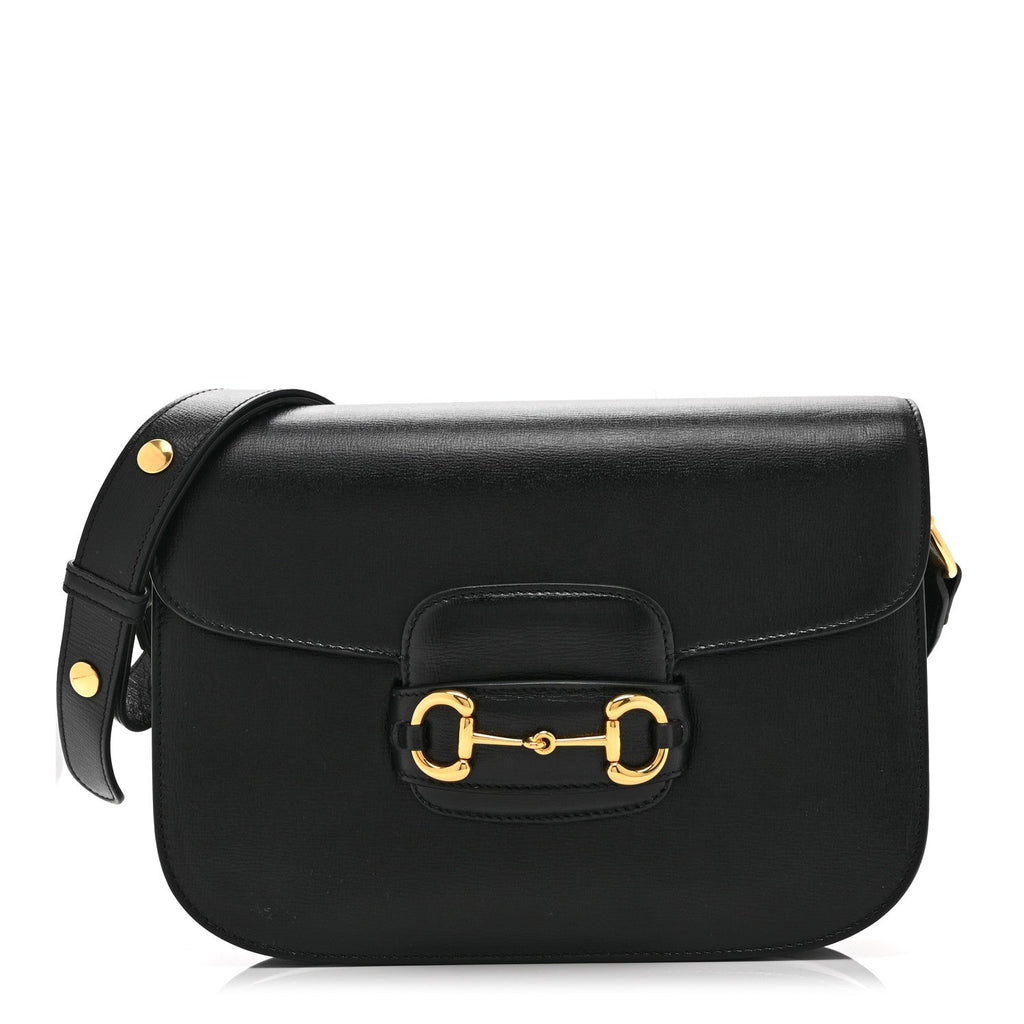 Azalea Calfskin Horsebit 1955 Shoulder Bag Black