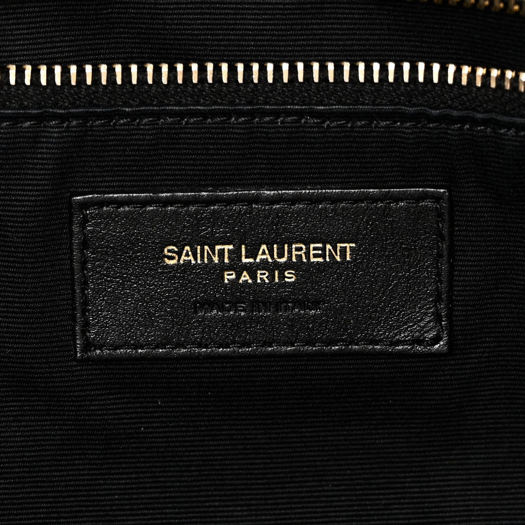 Lambskin Quilted Maxi Icare Shopping Tote Black